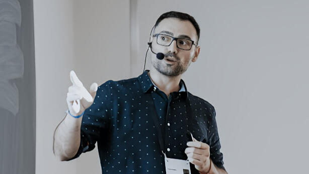 Pablo Magaz in Commit conf Madrid