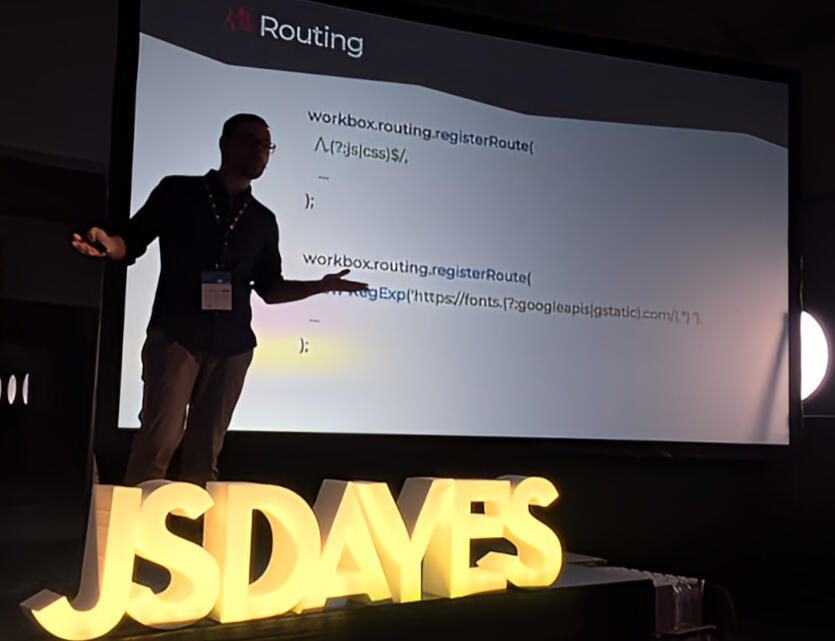 Pablo Magaz in JSDay ES Madrid